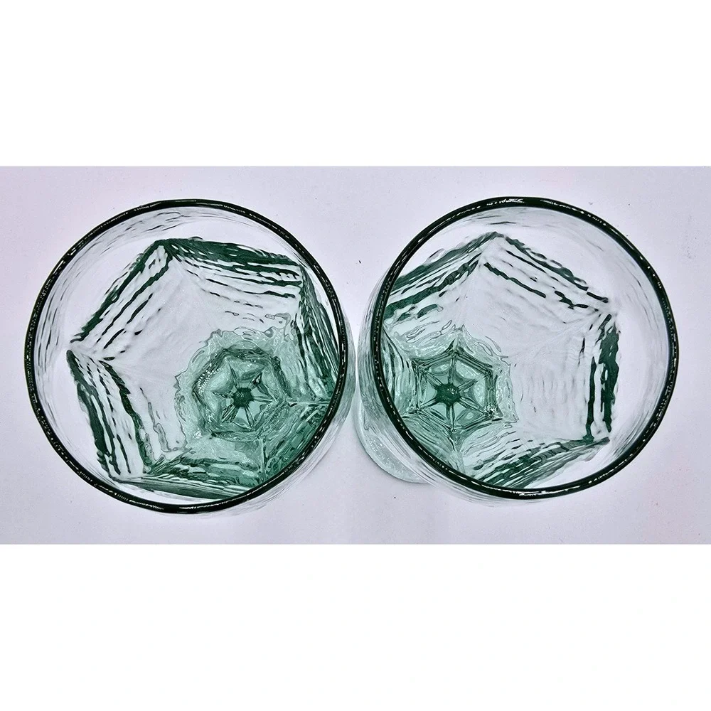 Libbey pair seafoam
